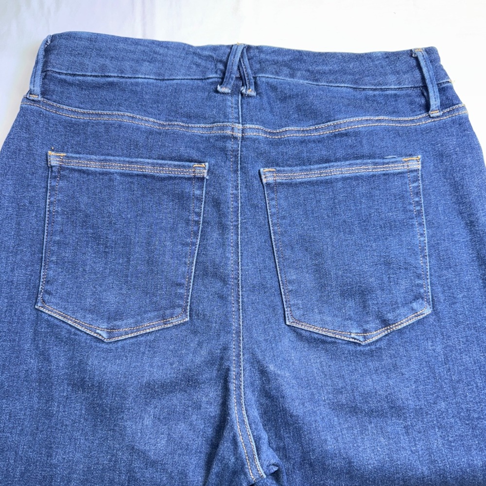 Good American Always Fits Good Waist Skinny Jeans Blue821 Size 14-18 GW226T - Picture 10 of 11